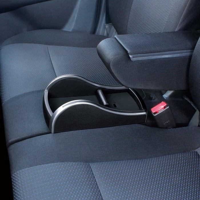 Tsuchiya Yac Bench Seat Console Tray - Black/Silver PF-317