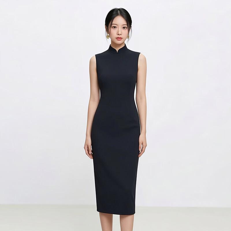 Conjunto de Vestido Traje Cheongsam Retro Estilo Chino Nuevo para Mujer Treloman