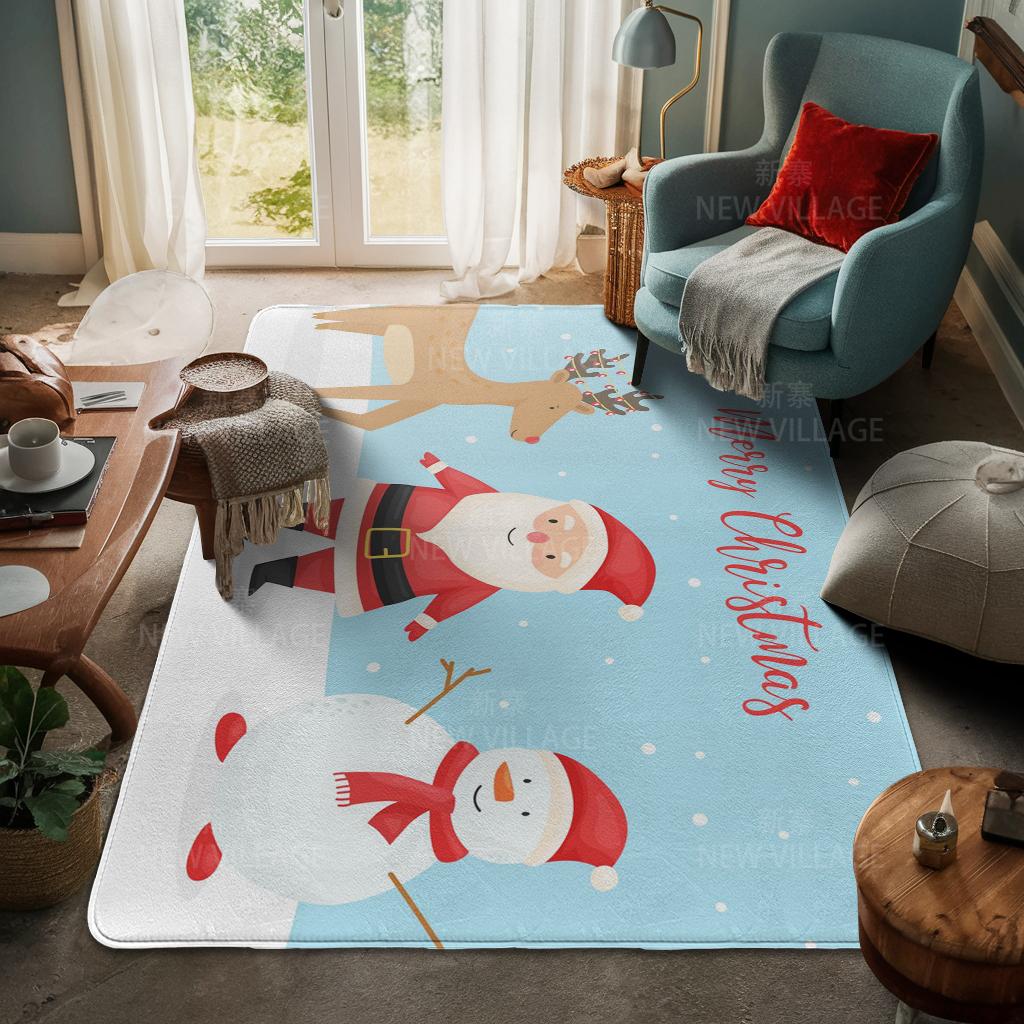 Koberec ke vchodu do domu Rohožka ke dveřím do domu Obývací pokoj Vana Koupelna Protiskluzové koberce s absorpcí vody vana Veselé Vánoce zima