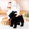 1Pcs Realistic Goat Plush Stuffed Toy With Soft Fluffy Material And Lifelike Design For Home Decor Kids Birthday Holiday Gifts