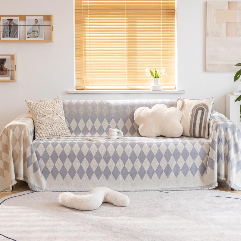 Sofa Cover Towel Chenille Anti-Scratching Sofa Cushion All-Inclusive Non-Slip Cover Cover Modern Simple Universal Cover Thickened
