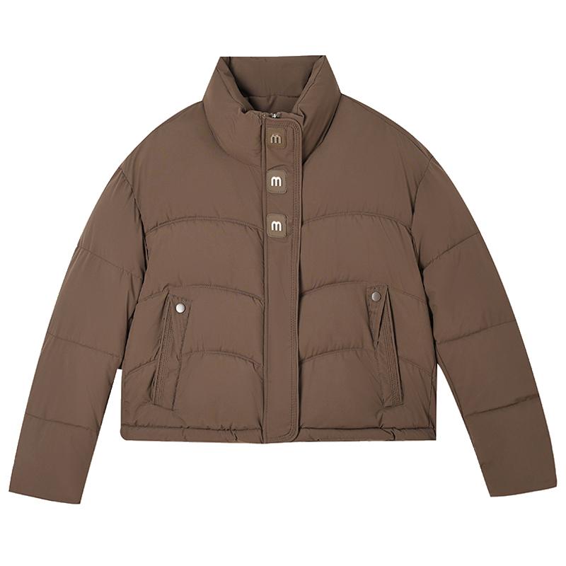 Fashion Winter Woman Short Parkas Stand Collar Loose Women's Coat Thick Warm Jackets