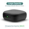 Nabíjecí pouzdro na sluchátka Pasuje na sluchátka Shokz OpenFit 2 2+ T920 T921 Nabíječka sluchátek Náhradní 500mAh Typ C Černá