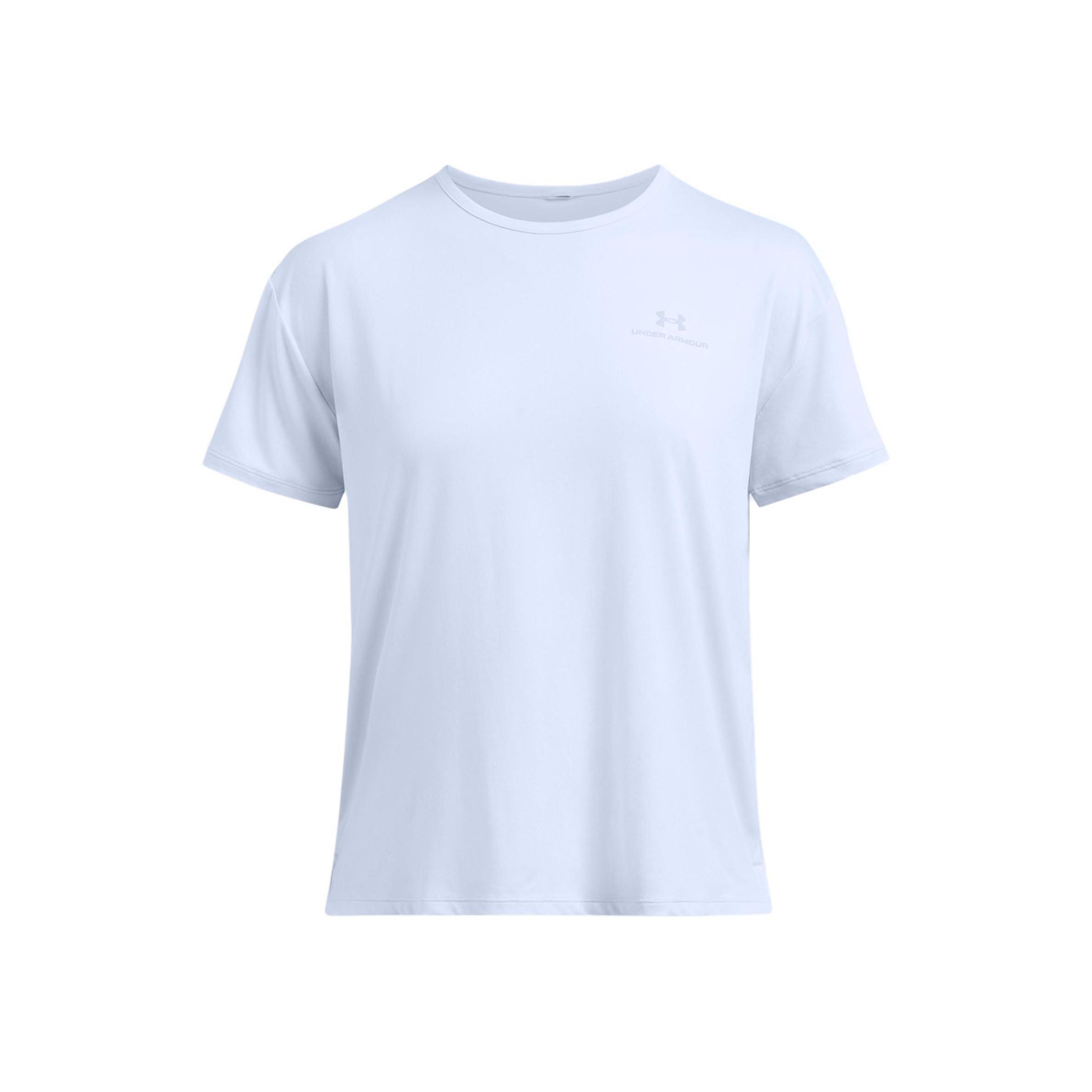 

Under Armour Vanish Energy Logo Print Sports Quick-Dry Round Neck Short Sleeve T-Shirt Women Tops Sky-Blue 1379141-464 XL