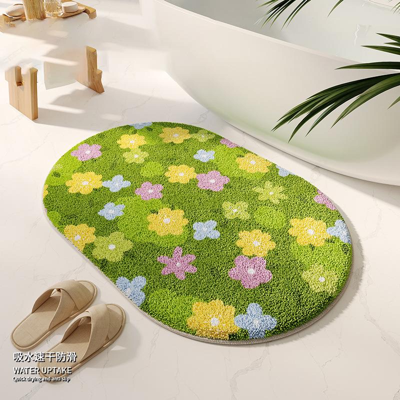 Entrance Floor Mat Bathroom Floor Mat Anti Slip Quick Drying Floor Mat Bathroom Anti Slip Mat