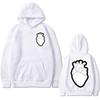 Qlf Only Family Pnl Hoodie Heart Print Hoodies Men Women Daily Oversized Sportswear Man Vintage Personality Sweatshirt
