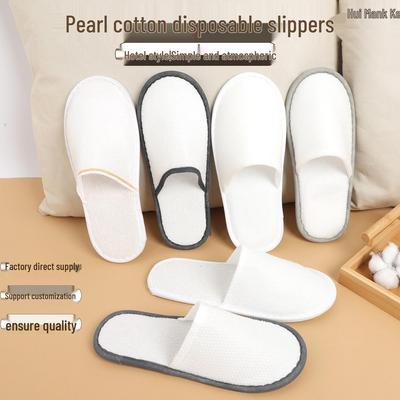 Extra Thick Non-Slip Disposable Slippers for Home & Guest Use - XL Size