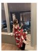 2020 Summer Korean Midi Backless Spaghetti Strap Beach Dress
