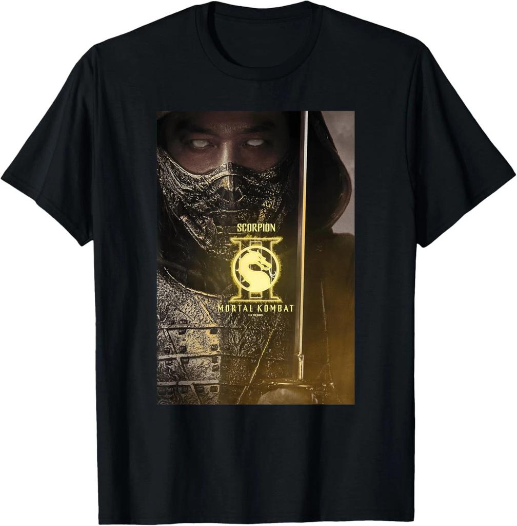 Mortal Kombat  Classic Design Cotton Unisex Tshirt Summer  New Hot Hot Early st Century Unisexs Fashion Tshirt