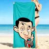 1 pièce Serviette de plage Geste idiot de Mr Bean, Séchage rapide, Multi-usage pour Plage Piscine Salle de sport Yoga Maison Voyage, Noël, Halloween, Cadeau de Noël M92972