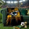 Jaguars Team Spirit Blanket Lightweight Flannel Bedding Blanket Perfect for Travel, Camping, Living Rooms, Offices, Sofas, Fan Christmas Gift
