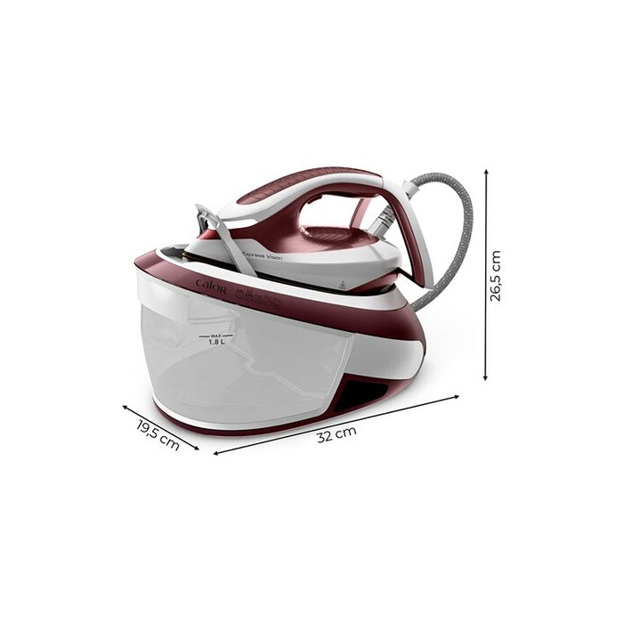 Centrale vapeur - calor - sv8150c0 - 2800w - 130g/mn - 1.8l - pressing 490g/mn