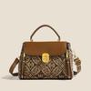 Letter Printing Handbag Bag Women's Small Square Bag New High-end Exquisite Shoulder Messenger Bag