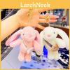 Cute White Plush Rabbit Keychain Pendant Doll Wholesale Bag Cartoon Stuffed Toy Ornament
