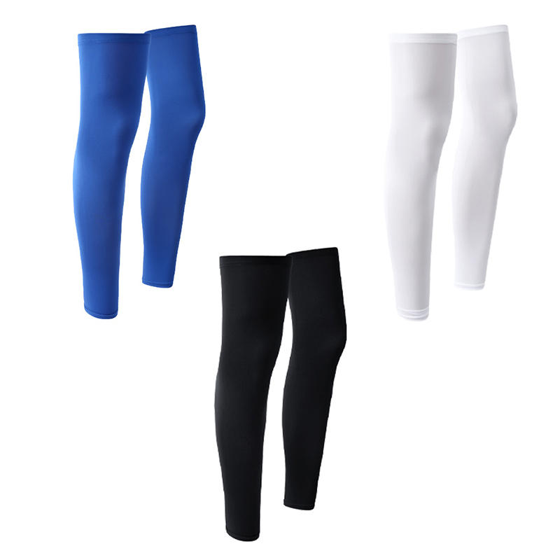 Summer Anti-uv Sun Protection Leg Sleeves Cycling Leg Warmer Anti-Slip Sports Protection Sleeves Breathable