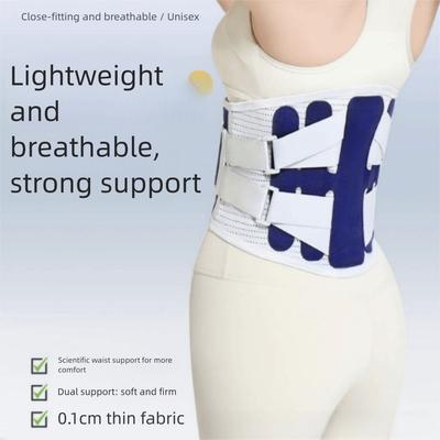 Adjustable Knitted Compression Belt 4-Spring Support Lumbar Waist Support  Sports
