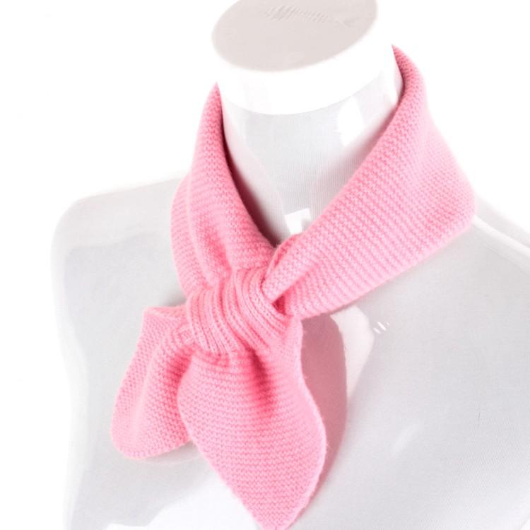 Unisex Cashmere Hat & Scarf Set for Kids (1-5 Years) - Solid Color Knit for Spring & Autumn