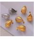 Luxury Water Drop Rhinestone Earrings and 18K Gold-Plated Titanium Necklace Jewelry Set