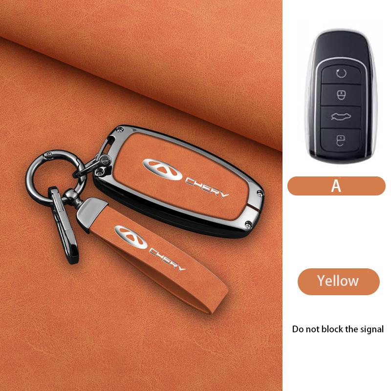 Zinklegierung Leder Auto Schlüsselanhänger Hülle Schutzhülle Für Chery Jaecoo J7 J8 7 Tiggo 8plus 8 5 Plus 7pro Max Omoda 5 C5 Arrizo