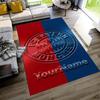 Bayern Munich Customize Text Carpet Design for Playrooms Dining Room Living Rooms Game Room Anti-slip Rug Decorate Offices Best for Christmas