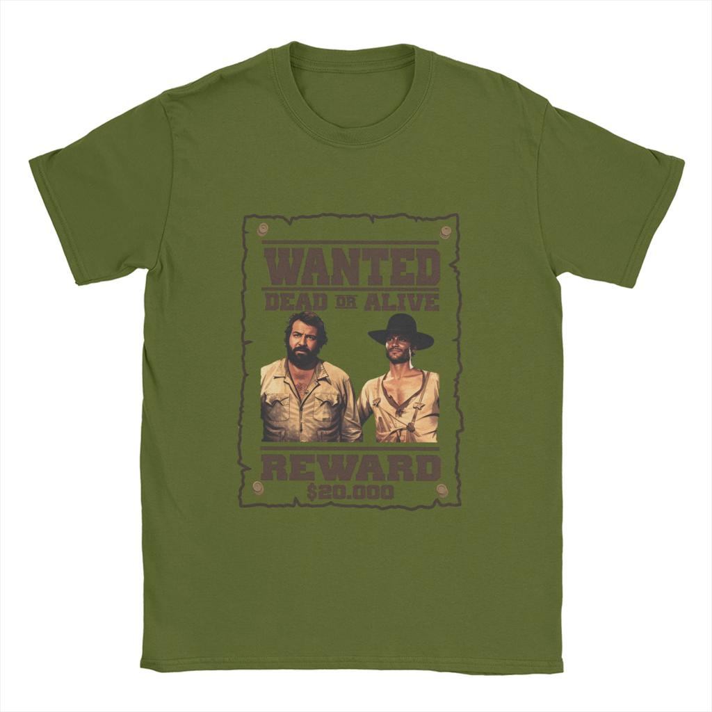 Unisex Humor Bud Spencer And Terence Hill T Shirts Cotton Clothes Novelty Short Sleeve Round Collar Tees Birthday Gift TShirt