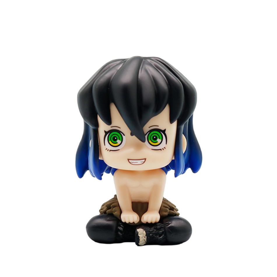 Anime Demon Slayer Kamado Tanjirou Kamado Nezuko Action-Charakter-Modell Spielzeugserie Puppe Kindergeburtstag/Weihnachtsgeschenk Spielzeug