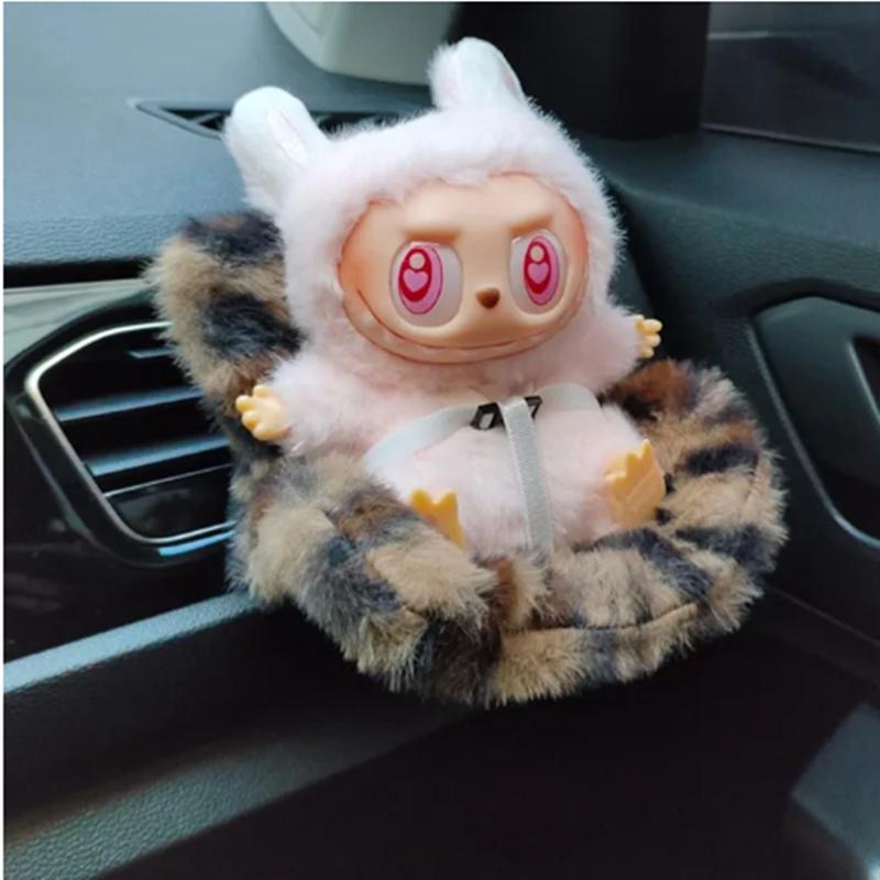 15-17cm Car Doll Seat For Labubu Doll Safety Seat Cute Doll Air Outlet Aromatherapy Decoration Car Interior Decoration