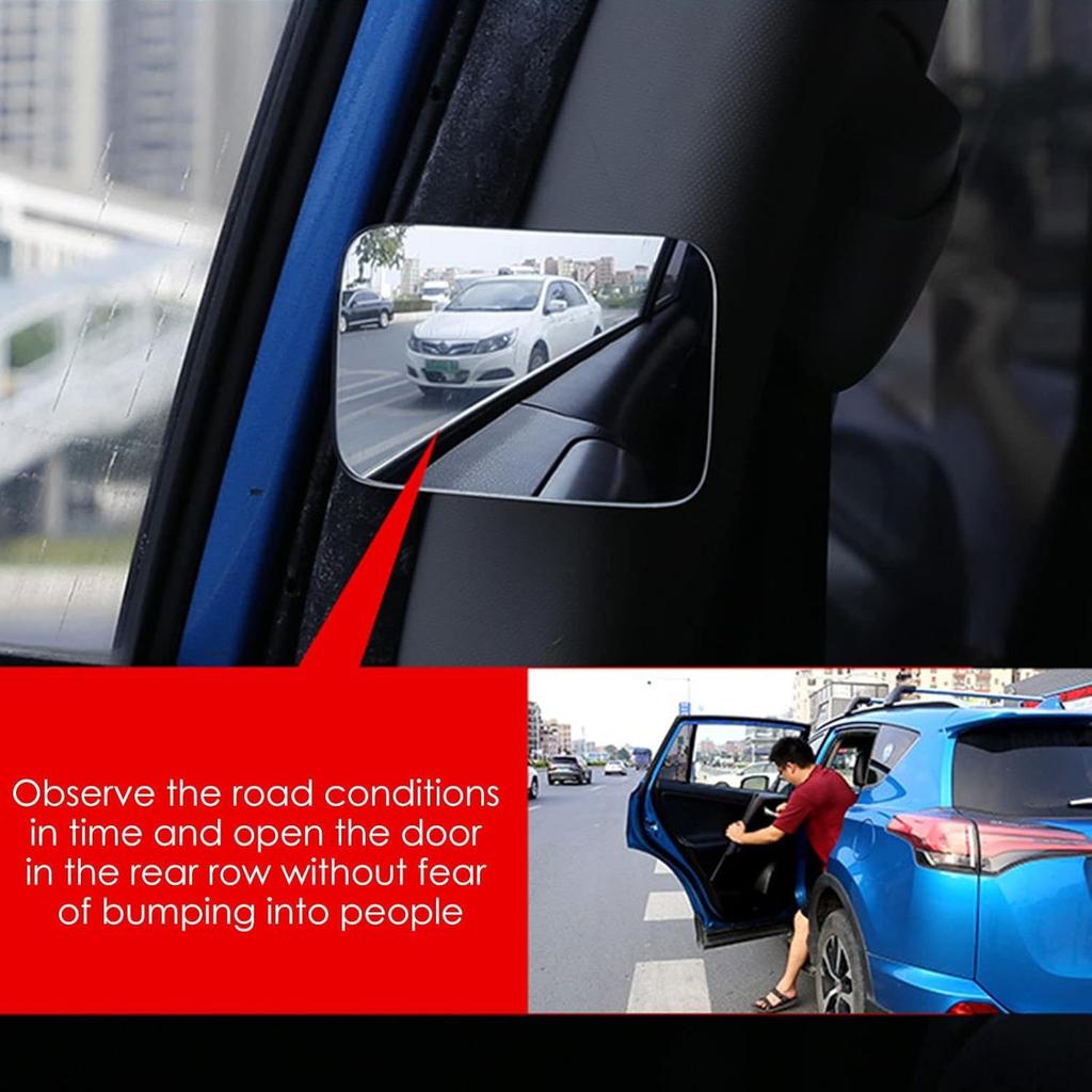 Iwamatu Car Rearview Auxiliary Curved Diagonal Rearview Safe Wide Field of Blind Spot with Capacitor Mirror, Mirror, Check, Driving, View, Mirror,