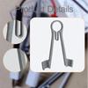 Multimeter Probe Holder Portable Comfortable Accessory Easy to Use Equipment Red