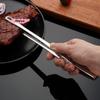 Verlängerte Edelstahl-Grillzange für den Heim- und Grillgebrauch - Haushalts-Lebensmittelzange zum Kochen und Grillen
