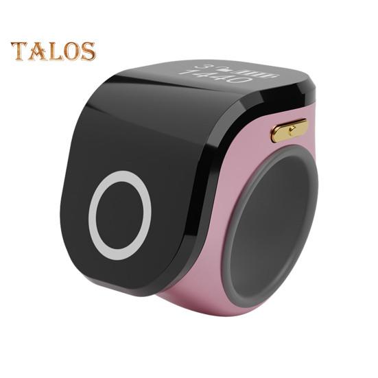 Smart Counting Ring with OLED Screen Adjustable Size Comfortable Fit Mini Size Time Reminder Rechargeable Counting Ring