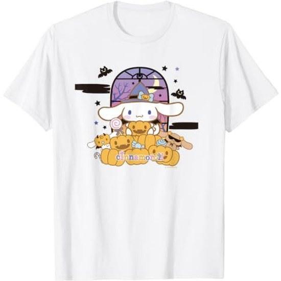Halloween Feature Cinnamonroll Pumpkin Light Color T-Shirt