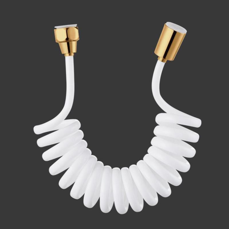 Bidet-Armatur-Set Gold Wandmontage Badezimmer Bidet-Armatur Hochdruck Bidet-Pistole Messing Gold Mit Goldener Sanitärschlauch