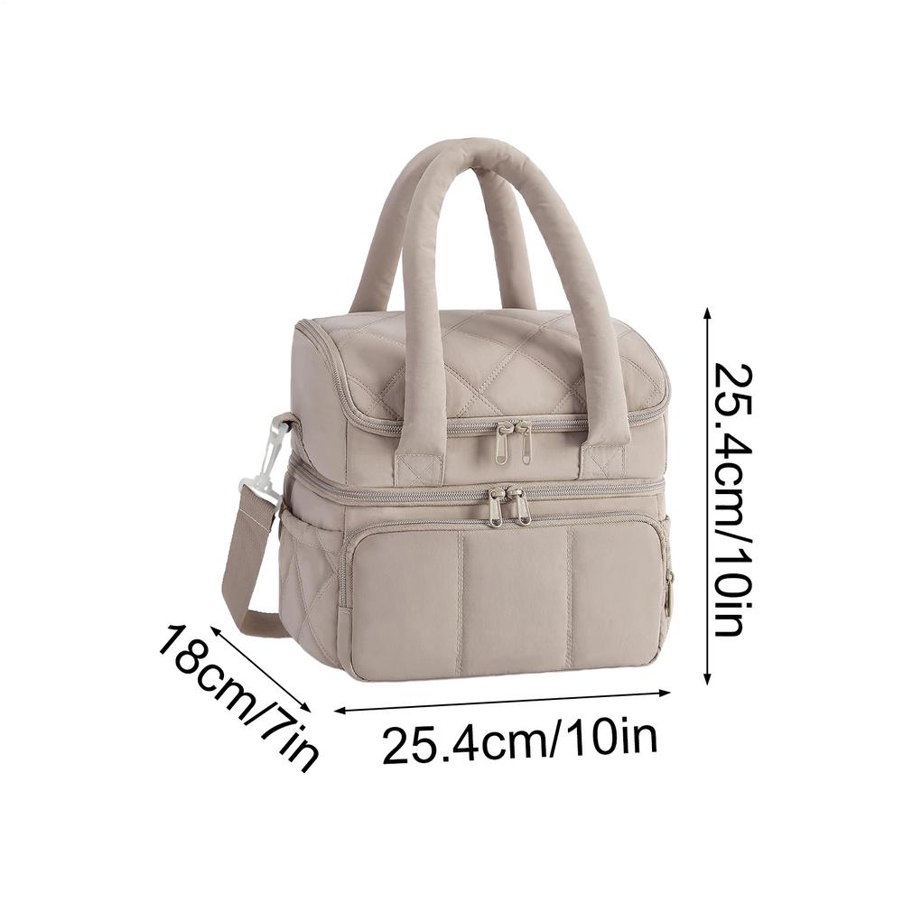 Insulated Lunch Bag Thermal Lunch Carrier Tote Portable Cooler Bag For School Office Picnic Camping Hiking Travel Outdoor 3750₽