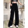 Small Work Pants for Women In Autumn and Summer New Large Size Loose Casual Sports Pants Design Sleeves