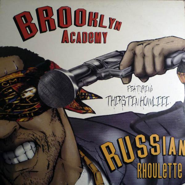 

12-дюймовая пластинка BROOKLYN ACADEMY - Русская рулетка / Перо Де Ке CON003 Concrete Produc 1999 США Рэп и хип-хоп/R&B Б/У