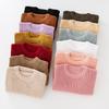 Trendy European & American Girls' Solid Color Knit Sweater - Children's Fashion