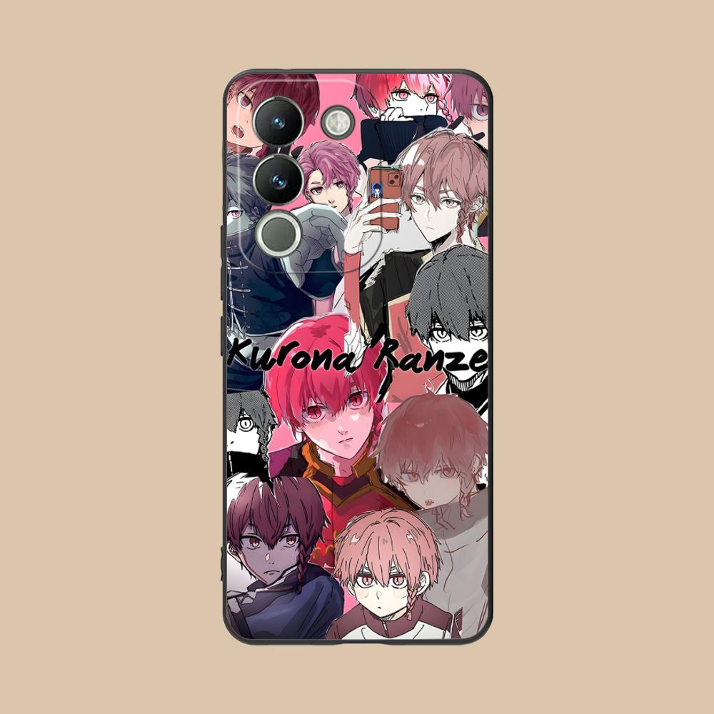 Blue Lock Ranze Kurona Matte TPU Mobile Phone Case for VIVO V60 V50 V40 V30 V29 V27 V25 V23 Pro Lite 5G Colorful Printing Cover