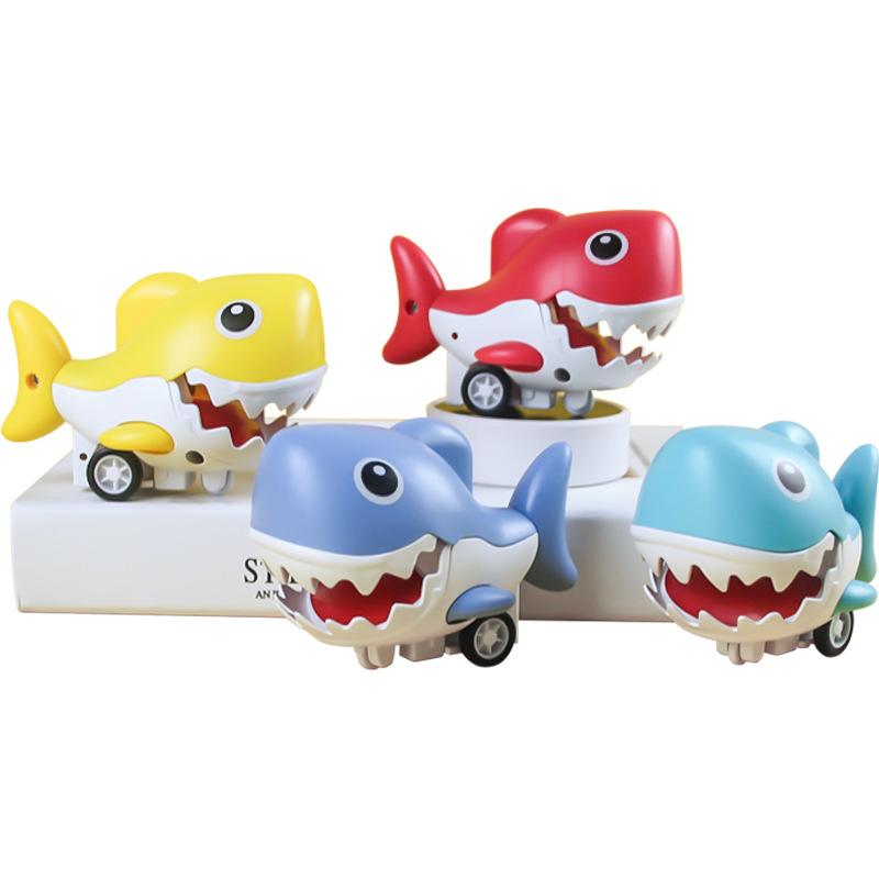 

Children s Educational Toy Press And Slide The Little Shark Car Simulation Cartoon Cute Shark Car Children Birthday Gift
