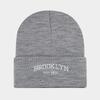 Men's and women's street trend letter embroidery knitted hat casual versatile loose outdoor cold hat big head circumference hat
