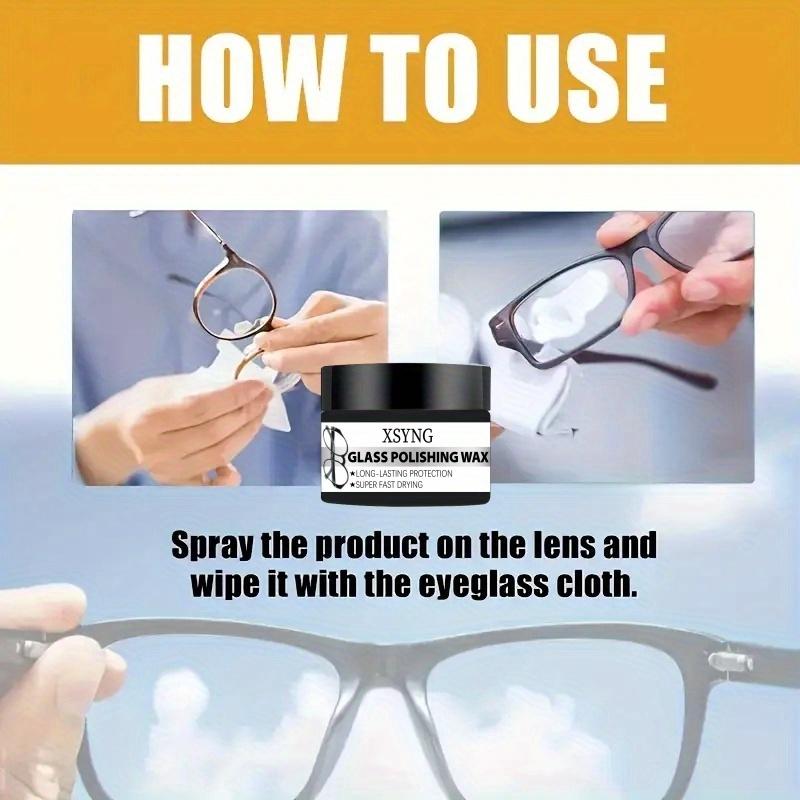 Multi Functional Glass and Lens Scratch Repair Kit-restores Clarity and Smooth Surface - Suitable for Car Windows, Side Mirrors, Watch Glass, Glasses