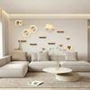 Cat-shaped Wall Shelf Natural Wooden Wall Shelf Wall-mounted Shelf Suitable for Living Rooms For Use with Pets