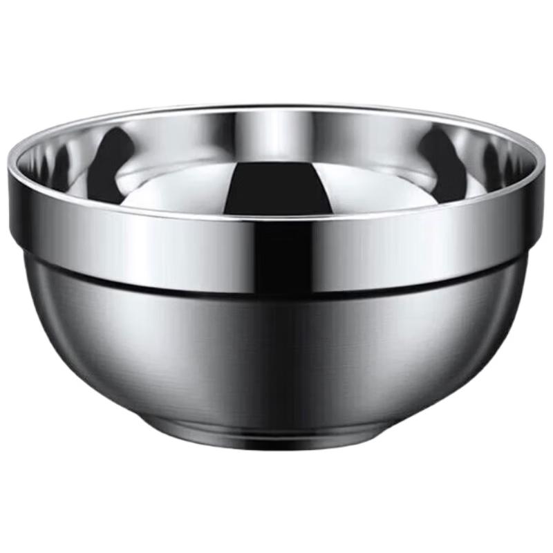 304 Stainless Steel Double-Layer Anti-Scald Bowl