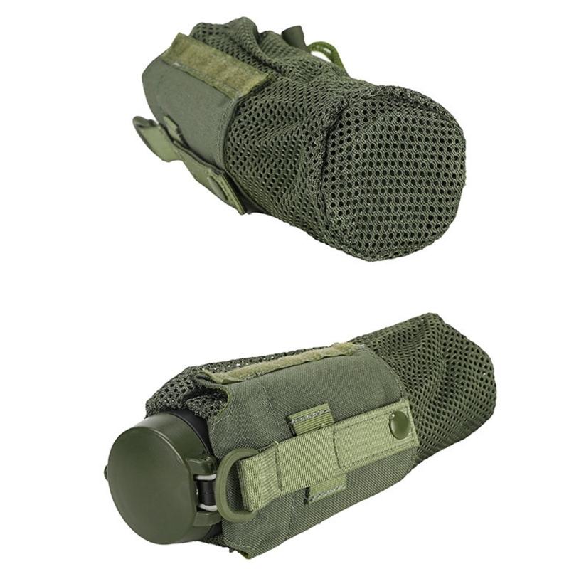 Taktische Wasserflaschen-Taschen Verstellbare Wasserkocher-Hüfttasche Tragbarer Reise-Wasserkocher-Taschenhalter für Jagd Wandern