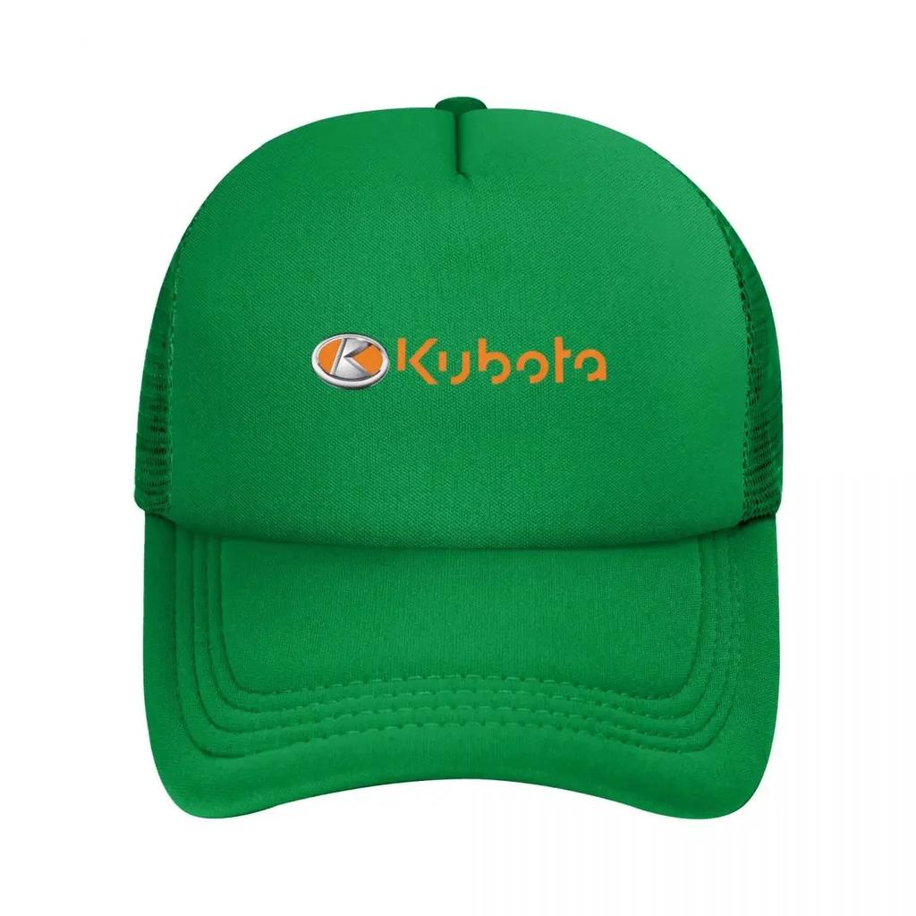 Kubota Orange Emblem Mesh Baseballkappen Snapback Mode Baseballmützen Atmungsaktiv Lässig Kappe Outdoor Für Unisex und Damen