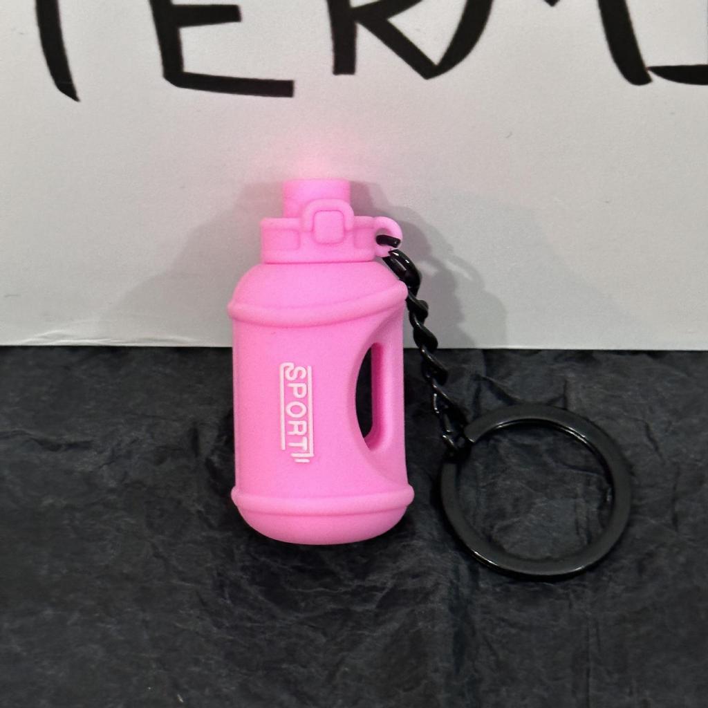 Miu Series Dumbbell Plate Keychain: Trendy Fitness Accessory & Sports Jewelry Gift