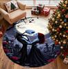 The Nightmare Before Christmas Pattern Round Rug, Indoor/Outdoor Mat, for Picnic, Gameroom, Bedroom, Office, Living Room, Home Decor Carpet, Birthday 