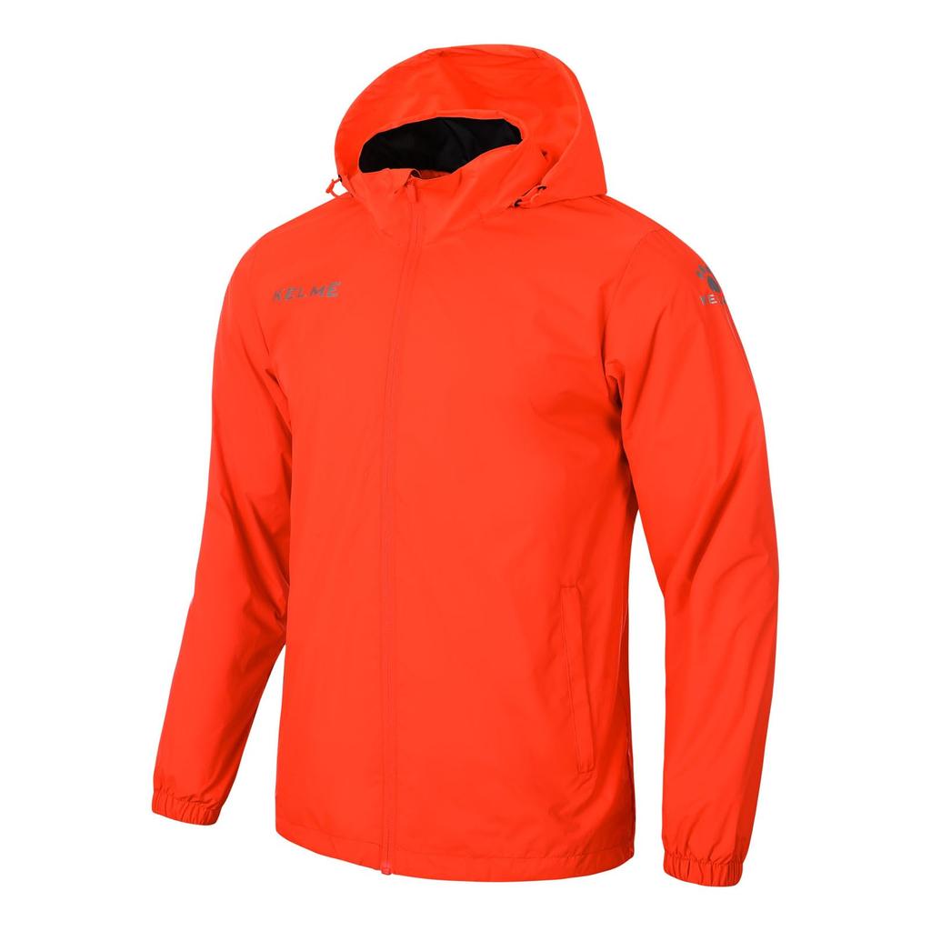 Outdoor Jacket for Light Water Casual [Kelme] Men, Windbreaker, Jacket, Mountaineering, Fishing, Windproof, Repellent, Lightweight, (Orange, 2XL)