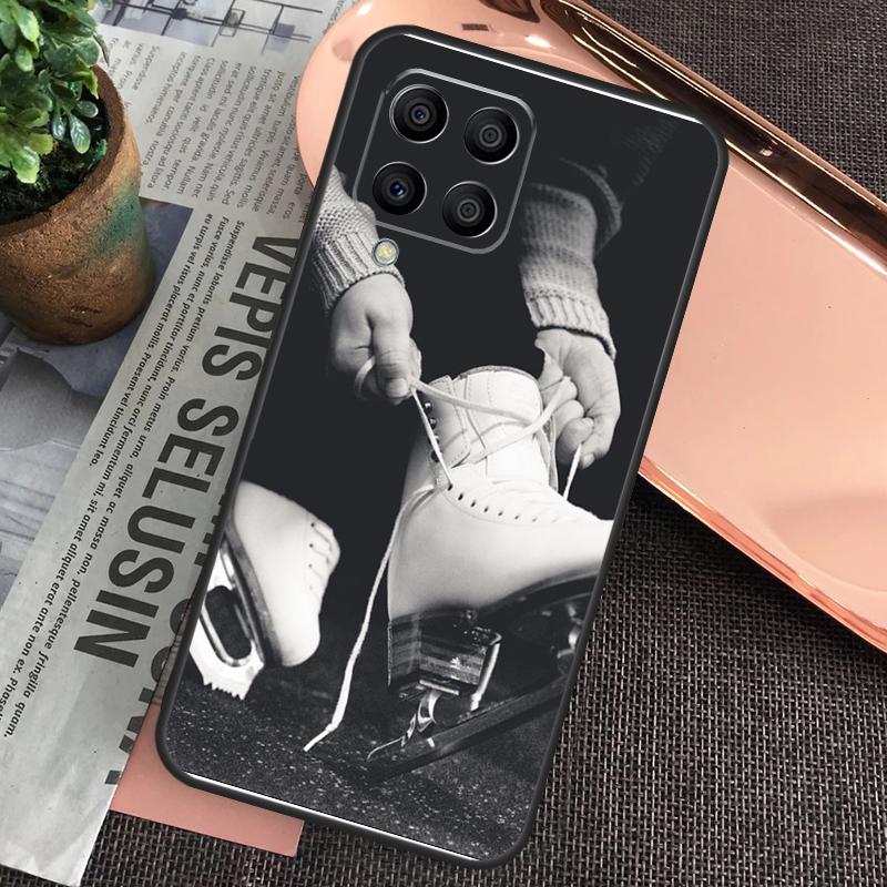 Pretty Figure Skating Dance Case For Samsung Galaxy M15 M55 M13 M23 M33 M53 M31 M51 M14 M34 M54 M20 M30s M12 M32 M52