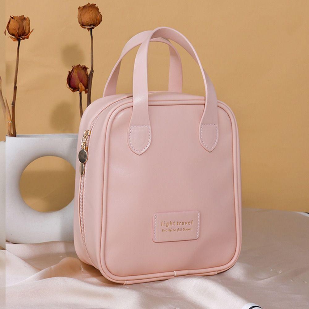 

Сумка для макияжа с буквенным принтом, сумка на молнии, дорожная сумка для стирки, модная косметичка из искусственной кожи, дорожная сумка розовый